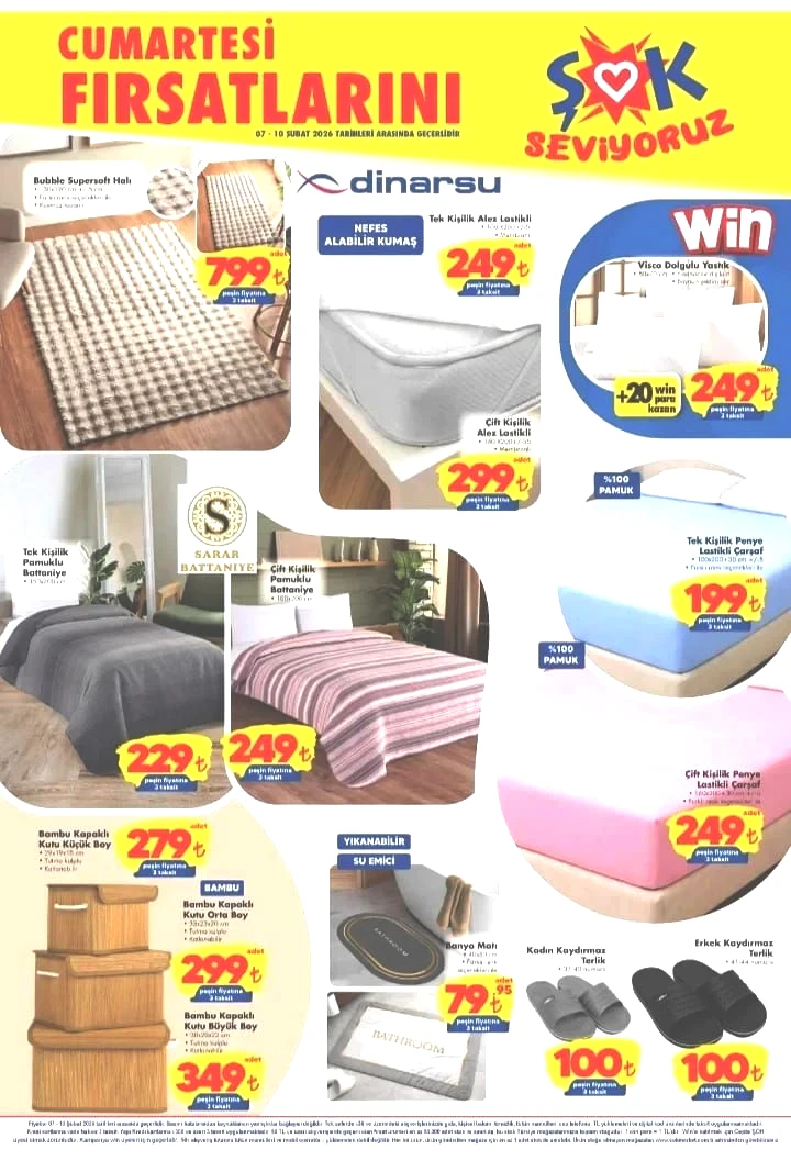 ŞOK market 07-10 Şubat 2026 Cumartesi Fırsatları kataloğu! Şok’a Arzum El Blender Seti geliyor! - Sayfa 1