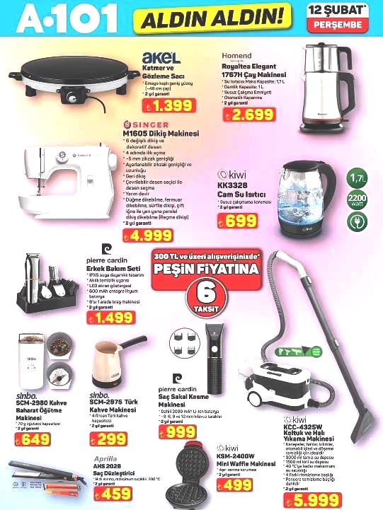A101 Aldın Aldın 12 Şubat 2026 Kataloğu