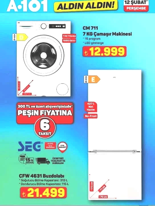 A101 Aldın Aldın 12 Şubat 2026 Kataloğu