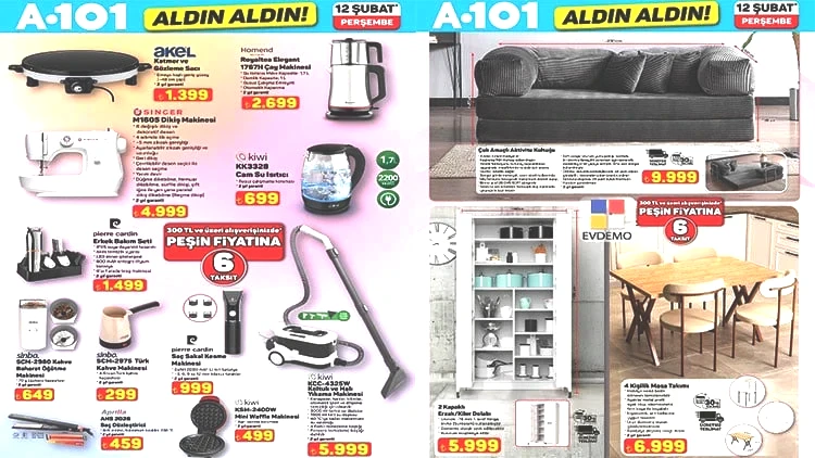 A101 Aldın Aldın 12 Şubat 2026 Kataloğu