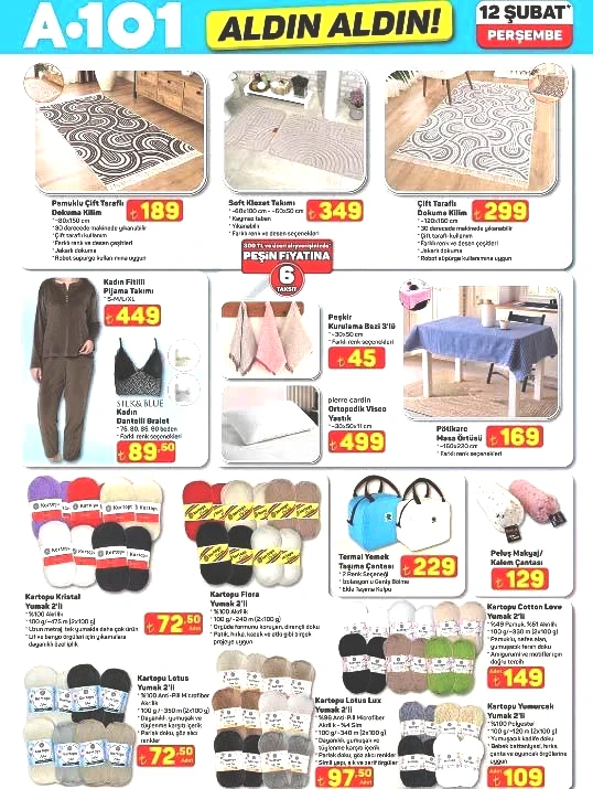 A101 Aldın Aldın 12 Şubat 2026 Kataloğu