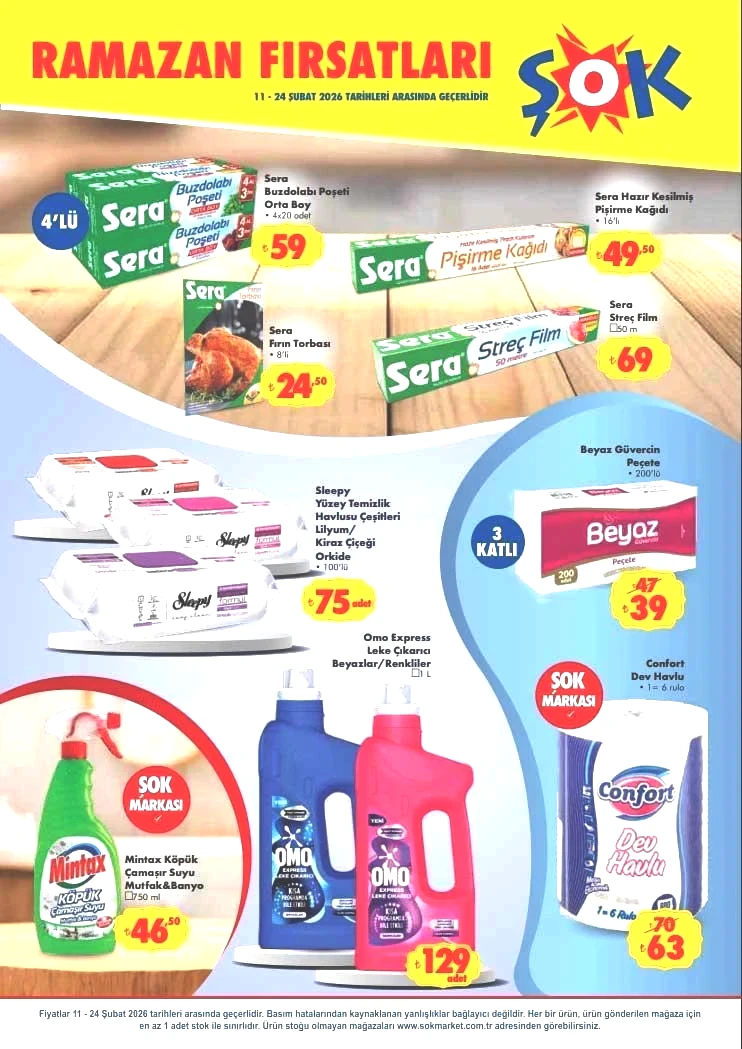 11-24 ŞUBAT ŞOK AKTÜEL ÜRÜNLER KATALOĞU