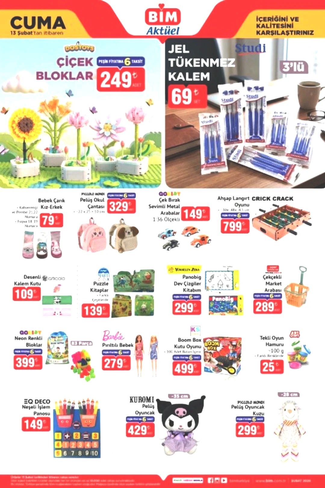 BİM'de Samsung A16 cep telefonu! 13 Şubat 2026 BİM katalogu yayımlandı! 2