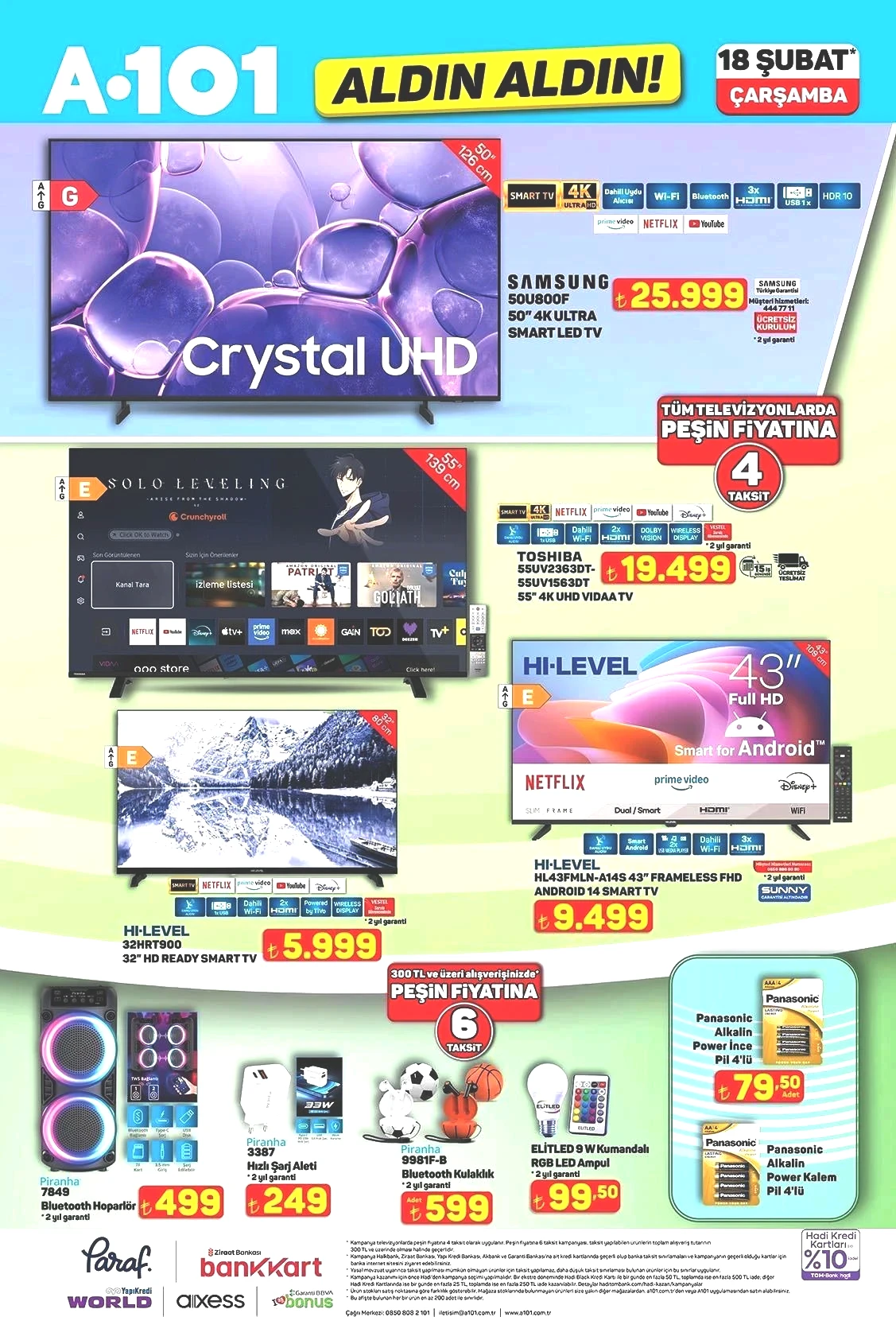 18 ŞUBAT A101 AKTÜEL KATALOGU 18 ŞUBAT A101 AKTÜEL KATALOGU