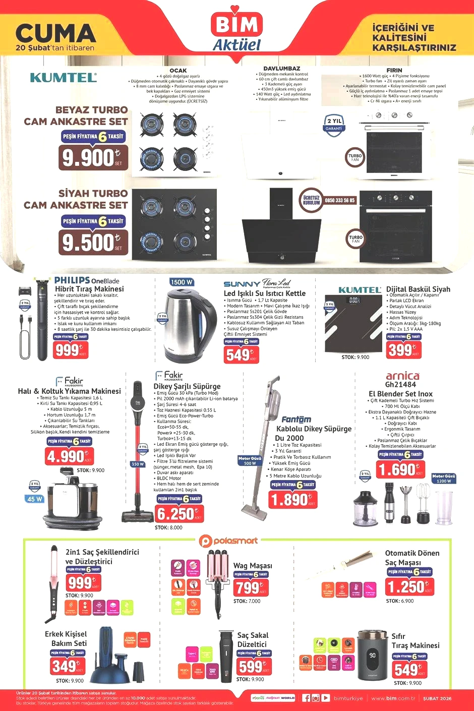 20 ŞUBAT CUMA BİM AKTÜEL KATALOĞU 20 ŞUBAT CUMA BİM AKTÜEL KATALOĞU