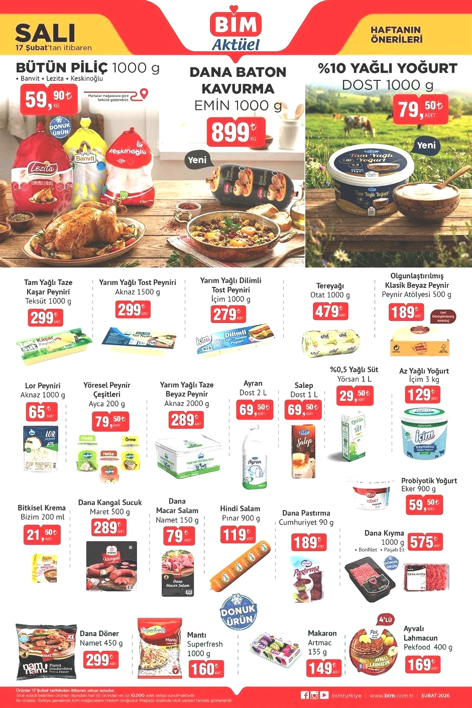17 ŞUBAT SALI BİM AKTÜEL KATALOĞU 17 ŞUBAT SALI BİM AKTÜEL KATALOĞU