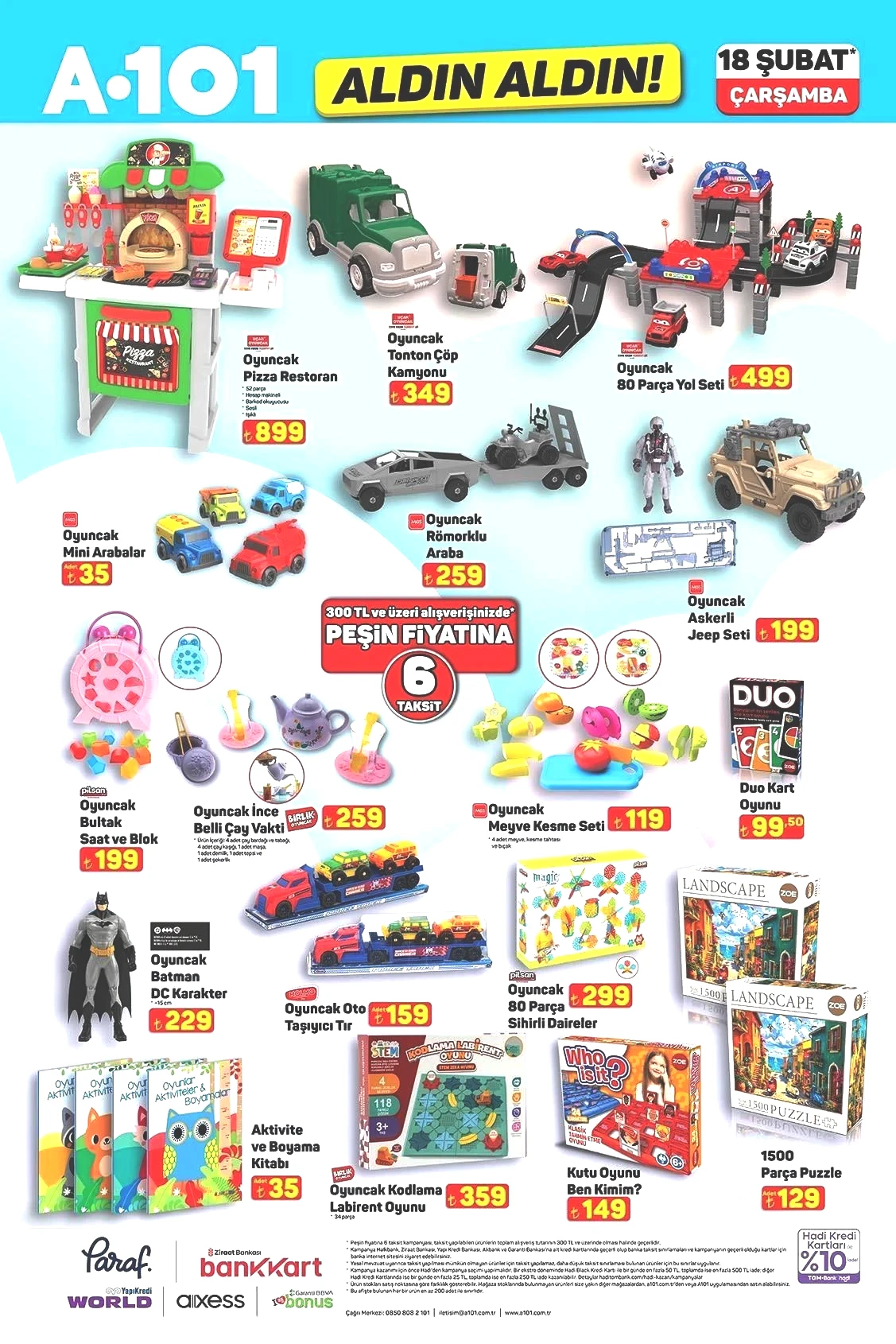 A101 ALDIN ALDIN 18 ŞUBAT AKTÜEL KATALOĞU