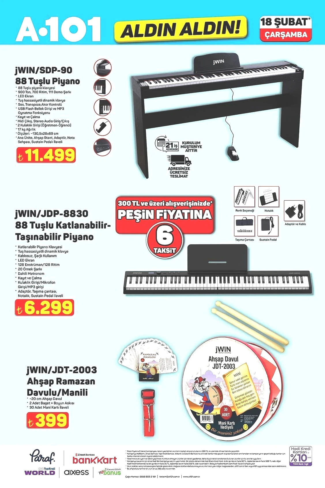 A101 ALDIN ALDIN 18 ŞUBAT AKTÜEL KATALOĞU