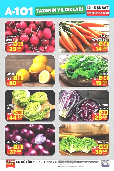 A101’de büyük indirim: 14-20 Şubat 2026 Haftanın Yıldızları kataloğunda dikkat çeken fiyatlar