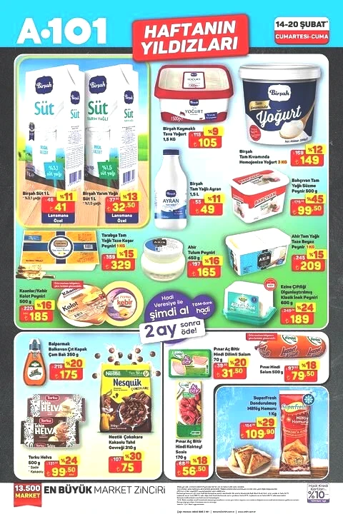 A101’de büyük indirim: 14-20 Şubat 2026 Haftanın Yıldızları kataloğunda dikkat çeken fiyatlar